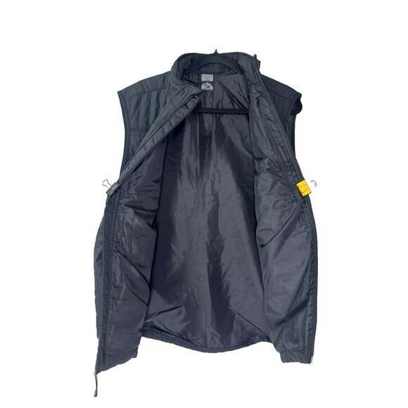 NWT Storm Creek Mens Large Black Puffer Vest Thermolite Eco Water Resistant Logo - Picture 3 of 16